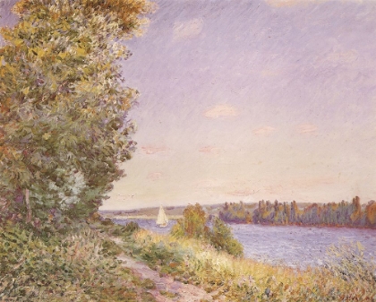 Picture of NORMANDY, PATH BY WATER AT SAHURS 1894