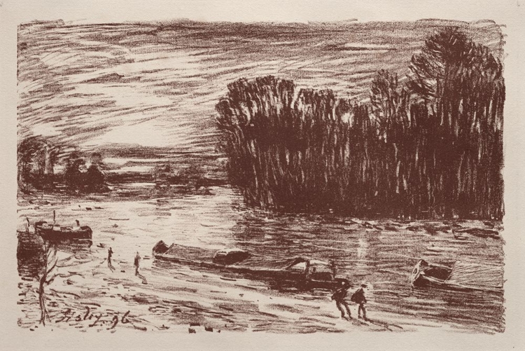 Picture of ON THE BANKS OF THE LOING (1896)