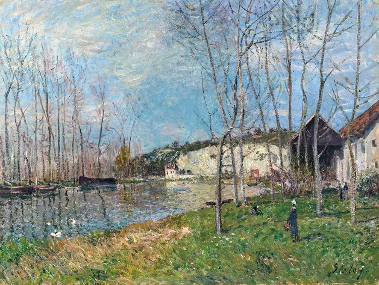 Picture of SPRING ON THE BANKS OF THE LOING CA 1881