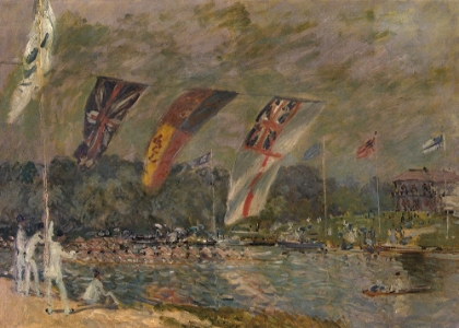 Picture of REGATTA AT MOLESEY 1874
