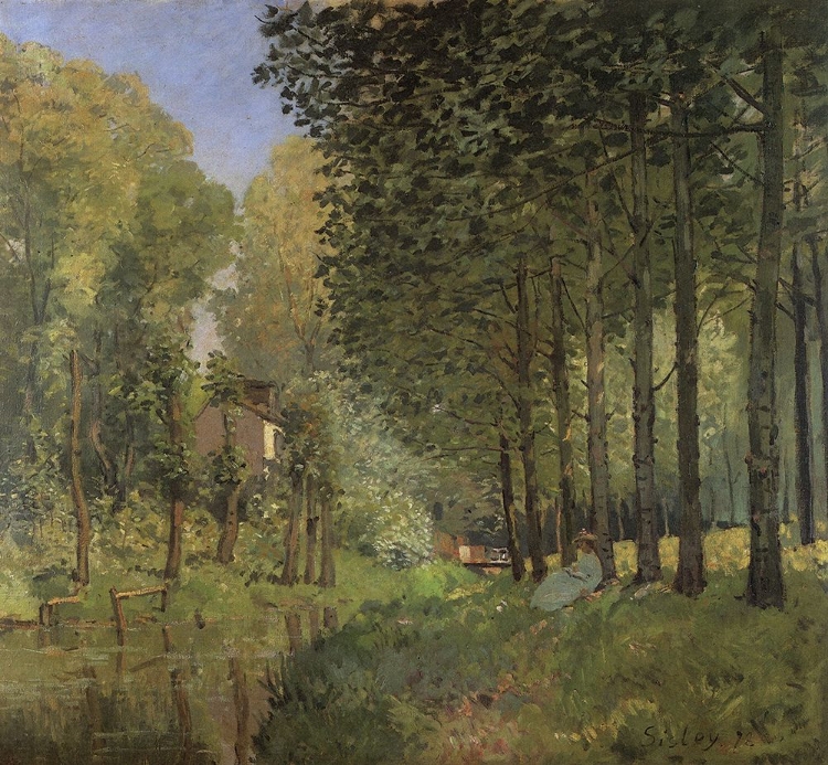Picture of REST BY THE STREAM, LISIERE DE BOIS 1872