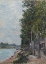Picture of ROAD ALONG THE SEINE AT SAINT-MAMMES 1880