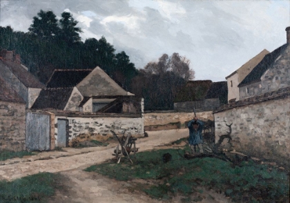 Picture of VILLAGE STREET IN MARLOTTE 1866