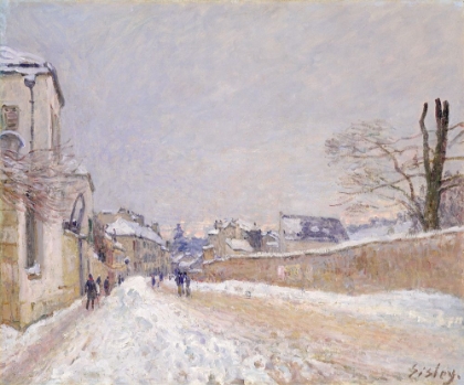 Picture of RUE EUGENE MOUSSOIR AT MORET, WINTER 1891