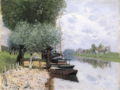 Picture of SEINE AT BOUGIVAL 1872
