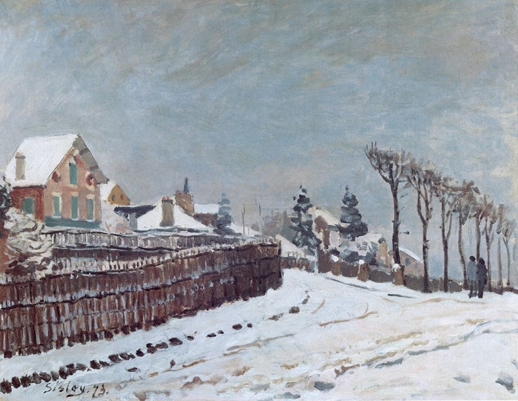 Picture of SNOW AT LOUVECIENNES 1875