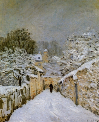 Picture of SNOW AT LOUVECIENNES 1878
