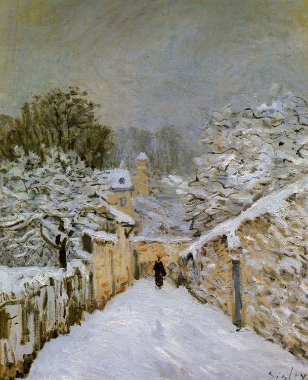 Picture of SNOW AT LOUVECIENNES 1878