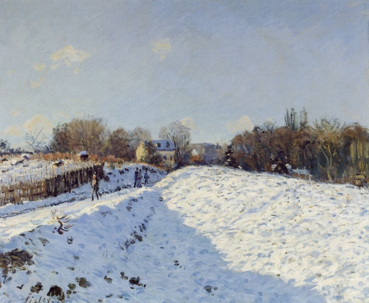 Picture of SNOW EFFECT AT LOUVECIENNES 1874