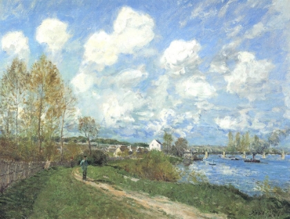 Picture of SUMMER AT BOUGIVAL 1876