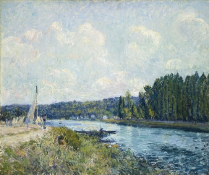 Picture of THE BANKS OF THE OISE 1877