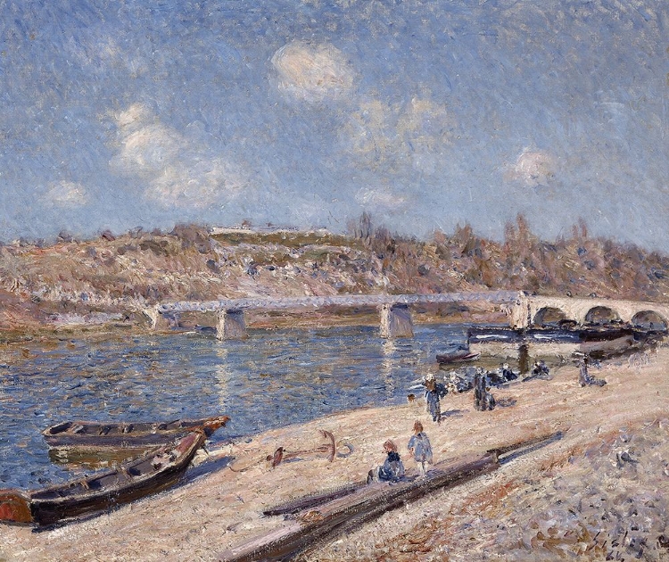 Picture of THE BEACH AT SAINT-MAMMES (1884)