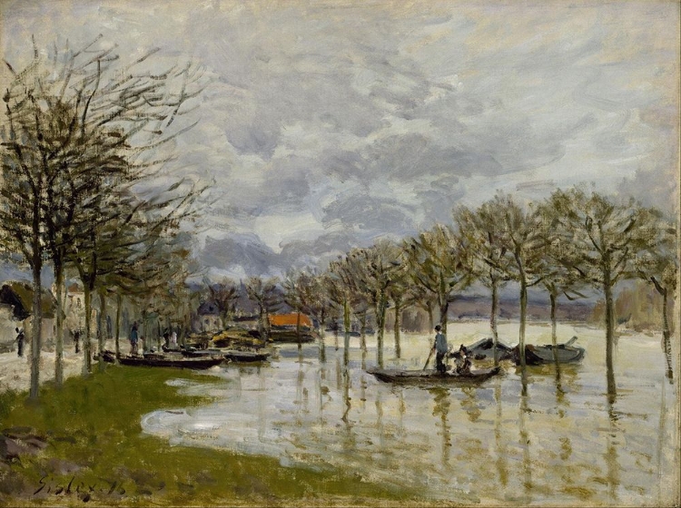 Picture of THE FLOOD ON THE ROAD TO SAINT-GERMAIN (1876)