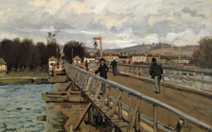 Picture of THE FOOTBRIDGE AT ARGENTEUIL 1872