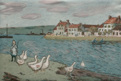 Picture of THE RIVER BANK OR GEESE (1897)