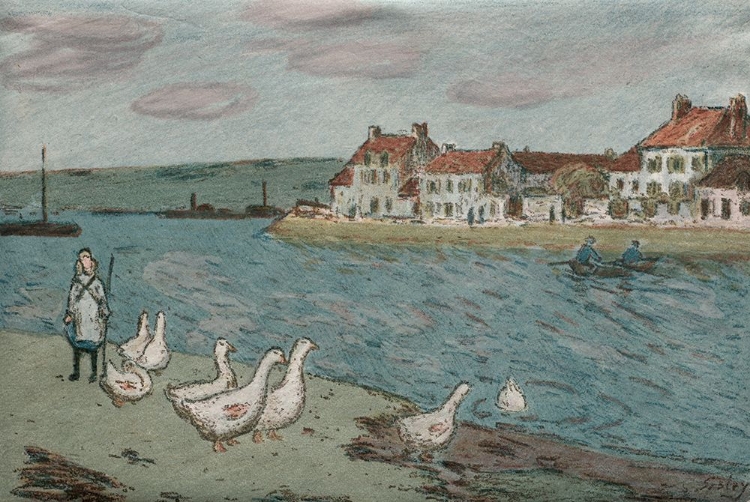 Picture of THE RIVER BANK OR GEESE (1897)