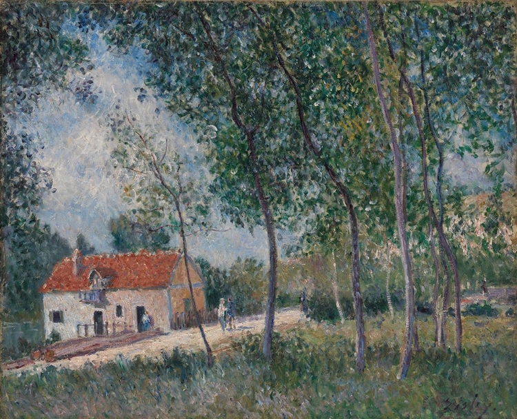 Picture of THE ROAD FROM MORET TO SAINT-MAMMES 1883