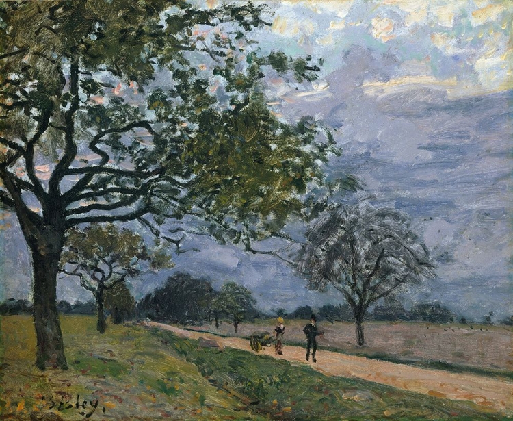 Picture of THE ROAD FROM VERSAILLES TO LOUVECIENNES (1879)