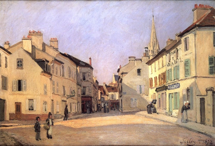 Picture of THE SQUARE AT ARGENTEUIL 1872