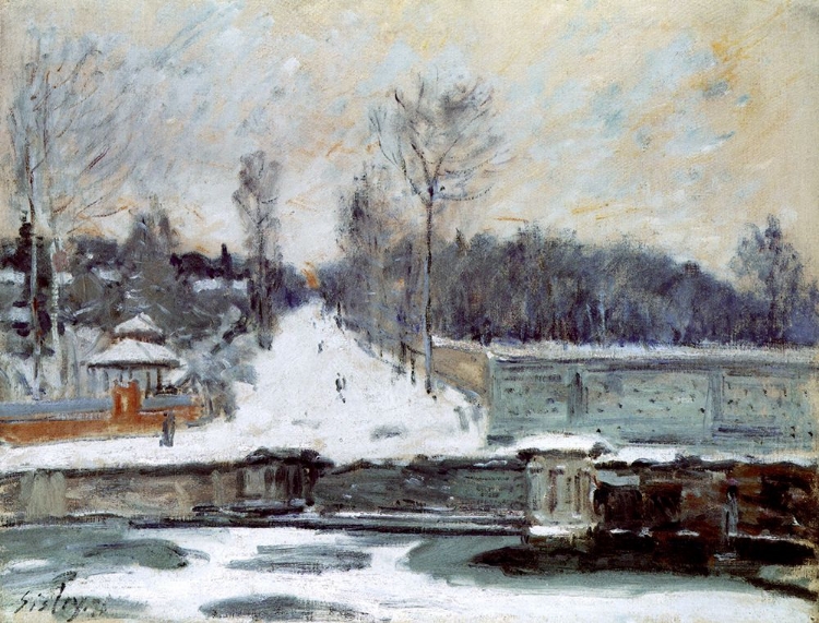 Picture of THE WATERING PLACE AT MARLY 1875