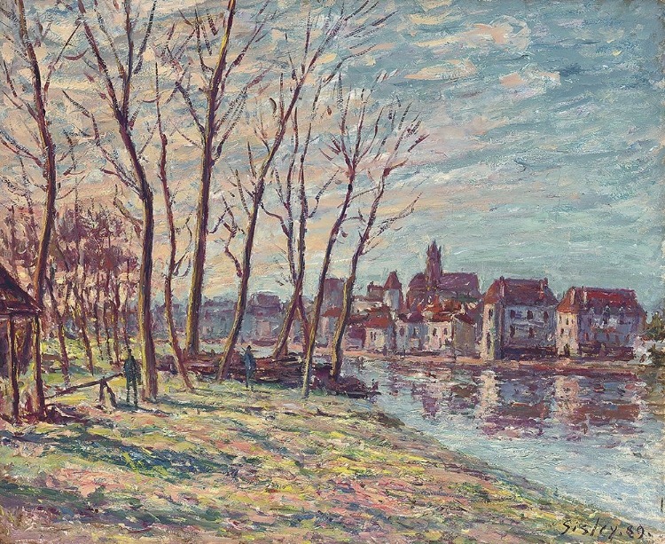 Picture of VIEW OF MORET (1889)