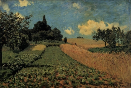 Picture of WHEATFIELDS NEAR ARGENTEUIL 1873