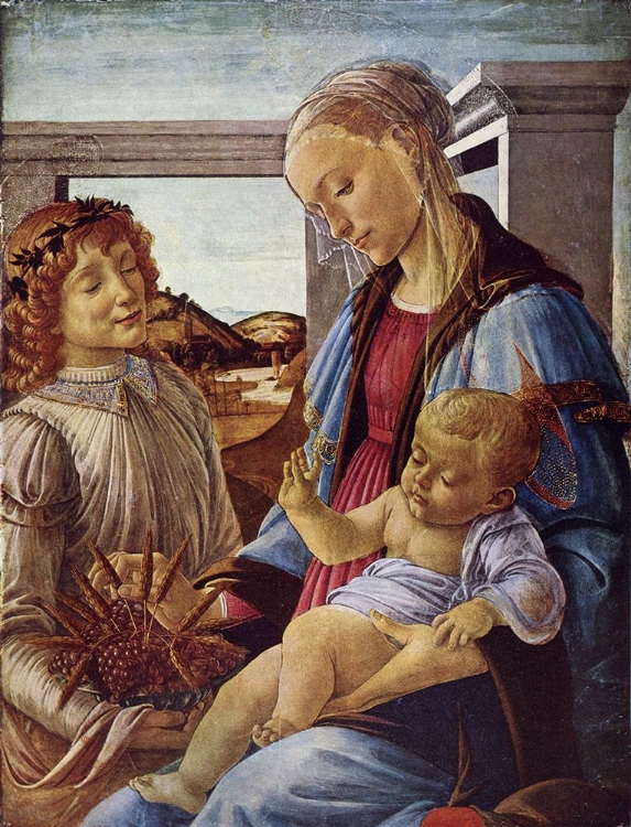 Picture of MADONNA OF THE EUCHARIST CA 1470