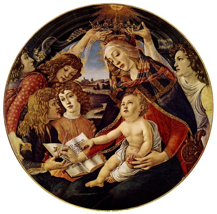 Picture of MADONNA OF THE MAGNIFICAT CA 1483
