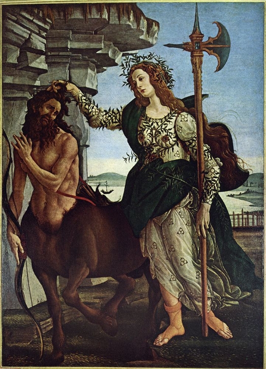 Picture of MINERVA AND THE CENTAUR CA 1482