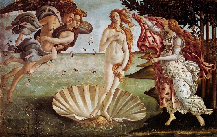 Picture of THE BIRTH OF VENUS CA 1485