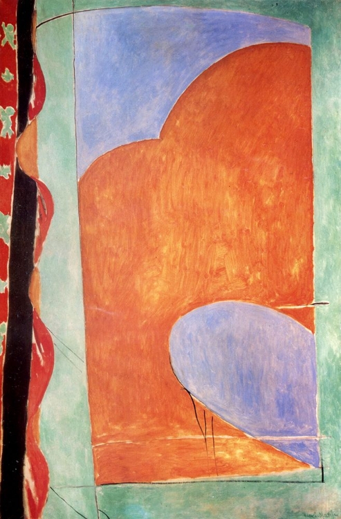 Picture of COMPOSITION, THE YELLOW CURTAIN 1915