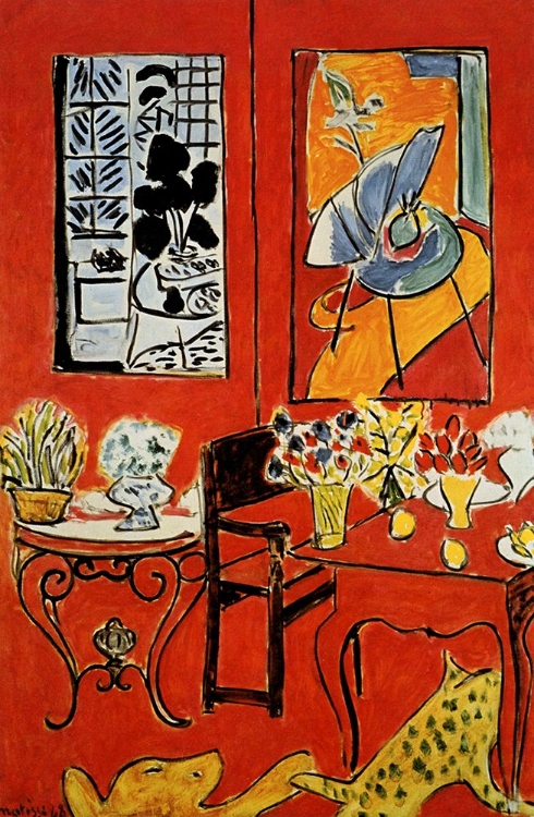 Picture of LARGE RED INTERIOR 1948