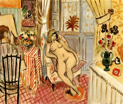 Picture of THE ARTIST AND HIS MODEL 1919