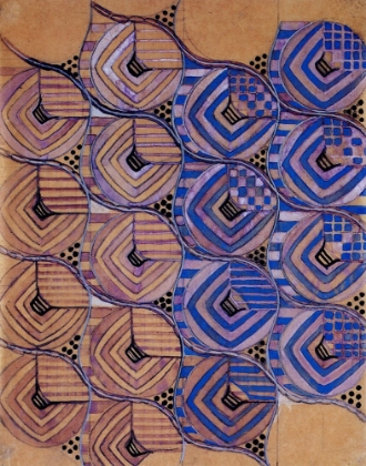 Picture of CIRCLES, LINES, CHECKS AND DOTS, CHIFFON VOILE