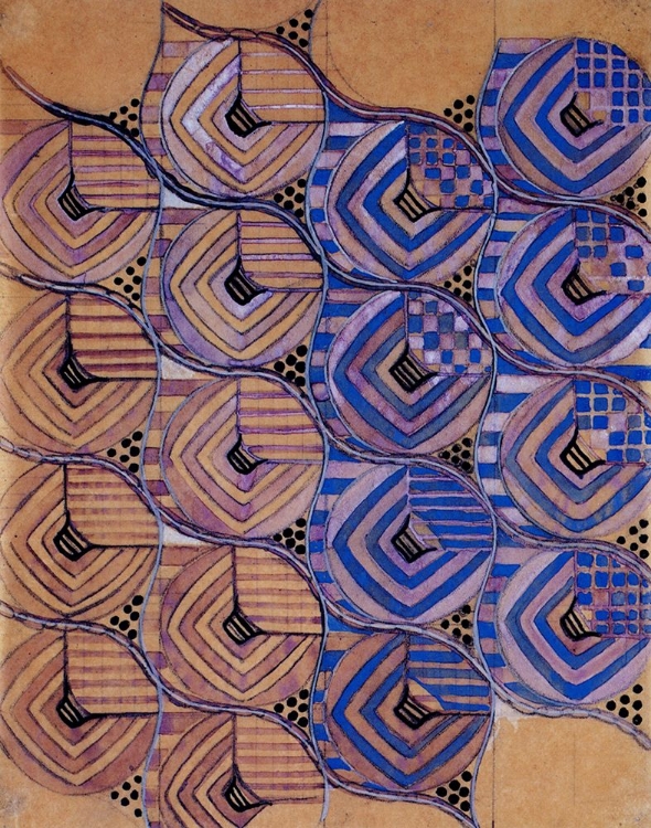 Picture of CIRCLES, LINES, CHECKS AND DOTS, CHIFFON VOILE