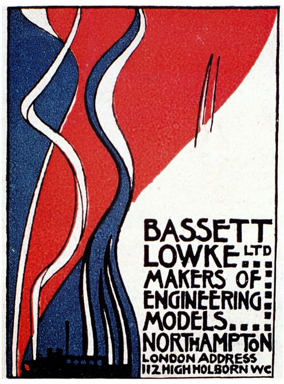 Picture of DESIGN FOR ADVERTISING LABEL FOR BASSETT-LOWKE C1921