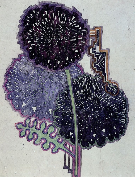 Picture of STYLISED DAHLIAS