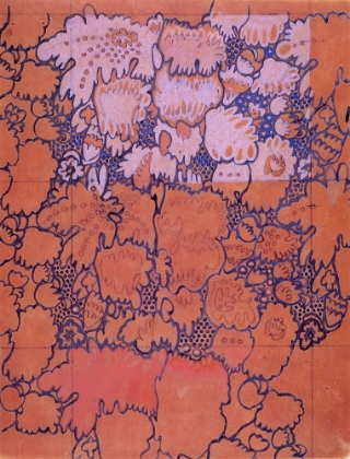 Picture of STYLISED FOLIAGE AND FLOWERS