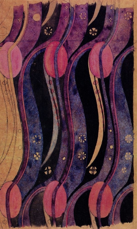 Picture of STYLISED TULIPS TEXTILE DESIGN