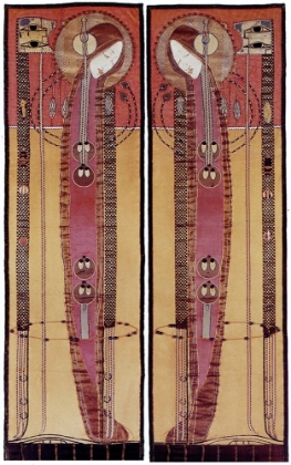 Picture of PAIR OF EMBROIDERED PANELS FOR HILL HOUSE 1902