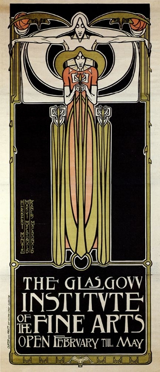 Picture of POSTER FOR THE GLASGOW INSTITUTE OF FINE ARTS CA 1895