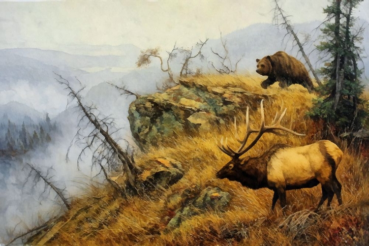 Picture of BEAR AND ELK II