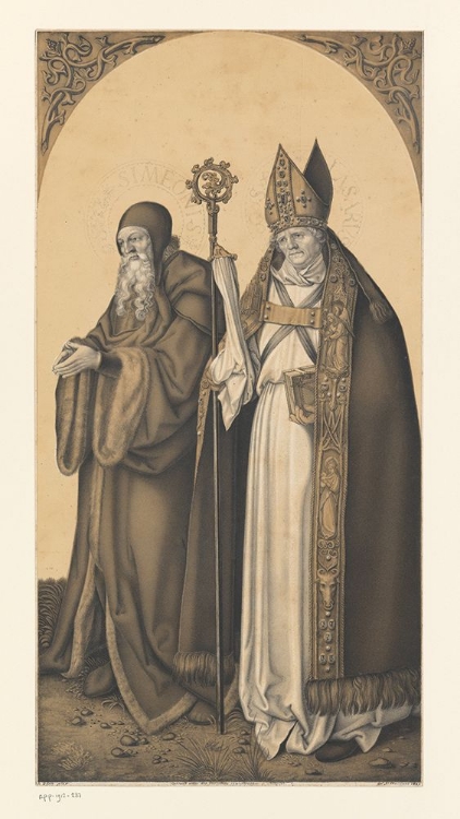 Picture of HEILIGE SIMON EN LAZARUS 1824 BY JOHANN NEPOMUK STRIXNER, ALBRECHT DURER