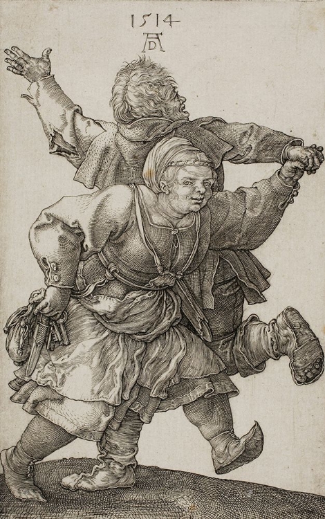 Picture of PEASANT COUPLE DANCING