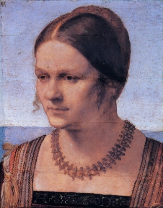 Picture of PORTRAIT OF A VENETIAN WOMAN 1506