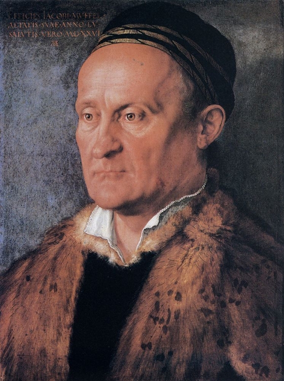 Picture of PORTRAIT OF JAKOB MUFFEL 1526