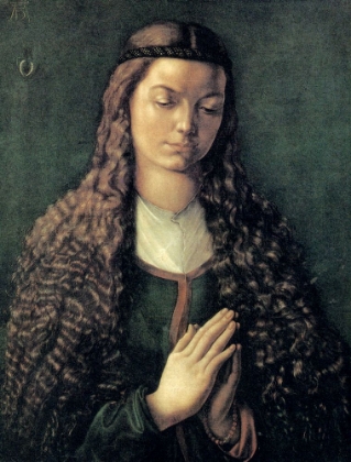 Picture of POTRAIT OF A YOUNG FURLEGER WITH LOOSE HAIR CA 1497