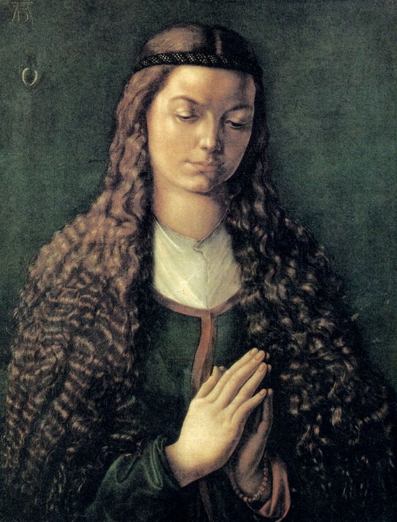 Picture of POTRAIT OF A YOUNG FURLEGER WITH LOOSE HAIR CA 1497