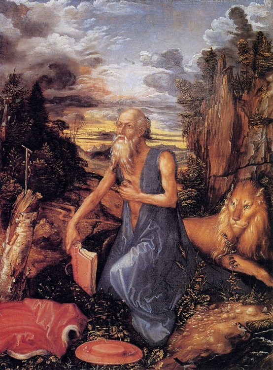 Picture of SAINT JEROME IN THE WILDERNESS