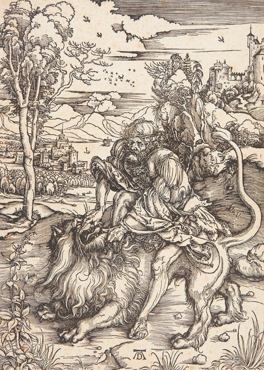 Picture of SAMSON KILLS THE LION
